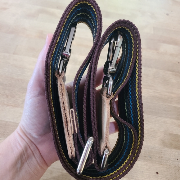 Consuela Adjustable Wide Striped Multicolor Bag Strap - Picture 9 of 9